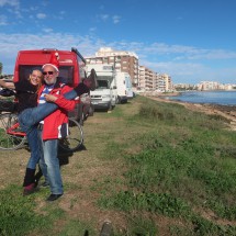 Fun on the beach of Torrevieja